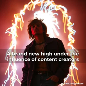 Read more about the article A brand new high  under the influence of content creators