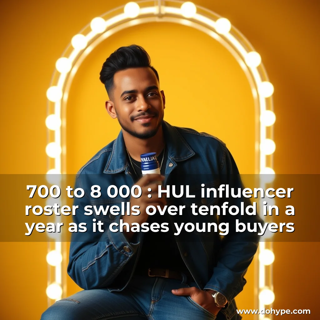 Read more about the article 700 to 8  000 : HUL influencer roster swells over tenfold in a year as it chases young buyers