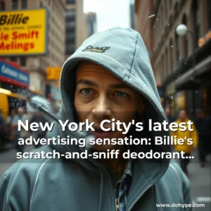 Read more about the article New York City’s latest advertising sensation: Billie’s scratch-and-sniff deodorant campaign