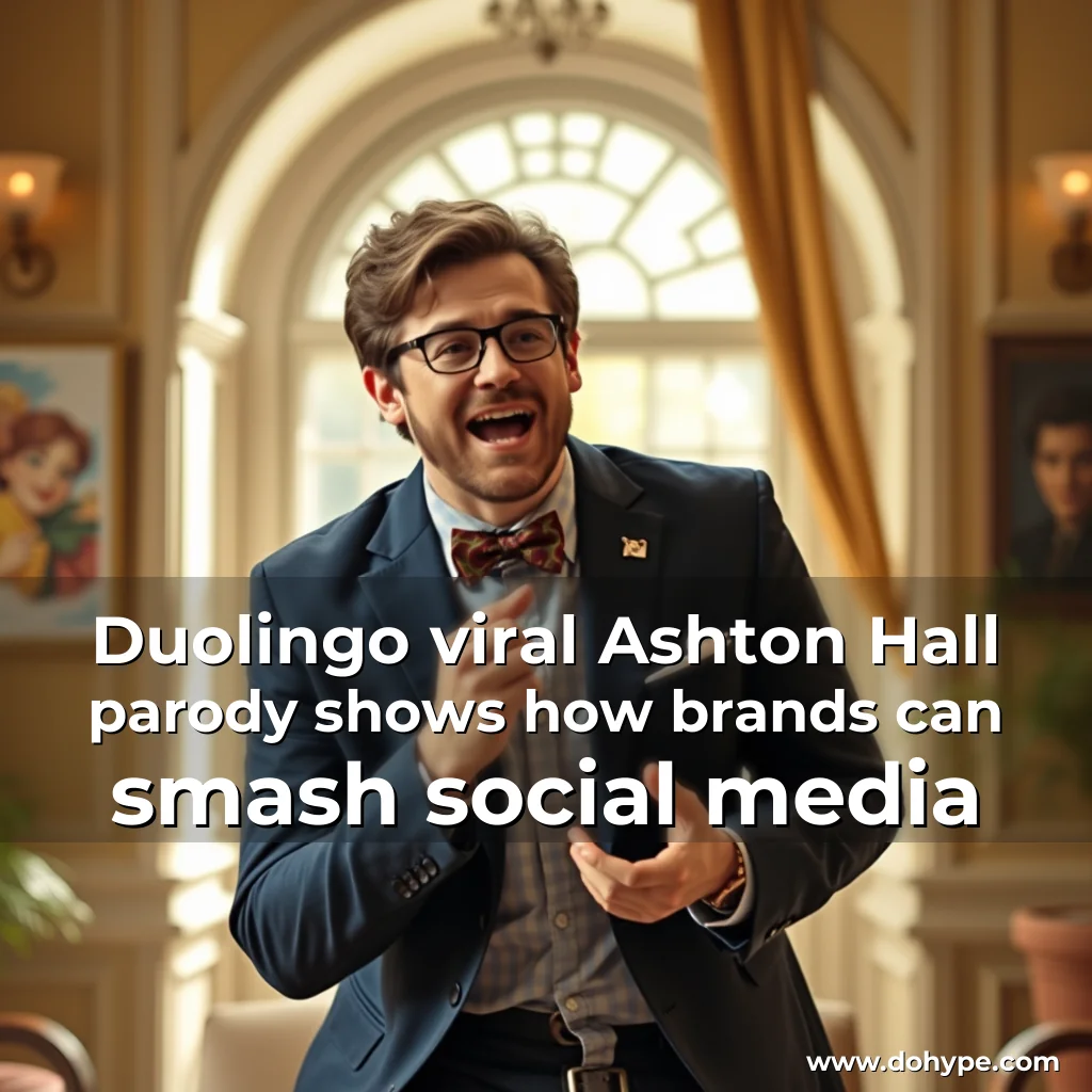 Read more about the article Duolingo viral Ashton Hall parody shows how brands can smash social media
