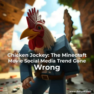 Read more about the article Chicken Jockey: The Minecraft Movie Social Media Trend Gone Wrong