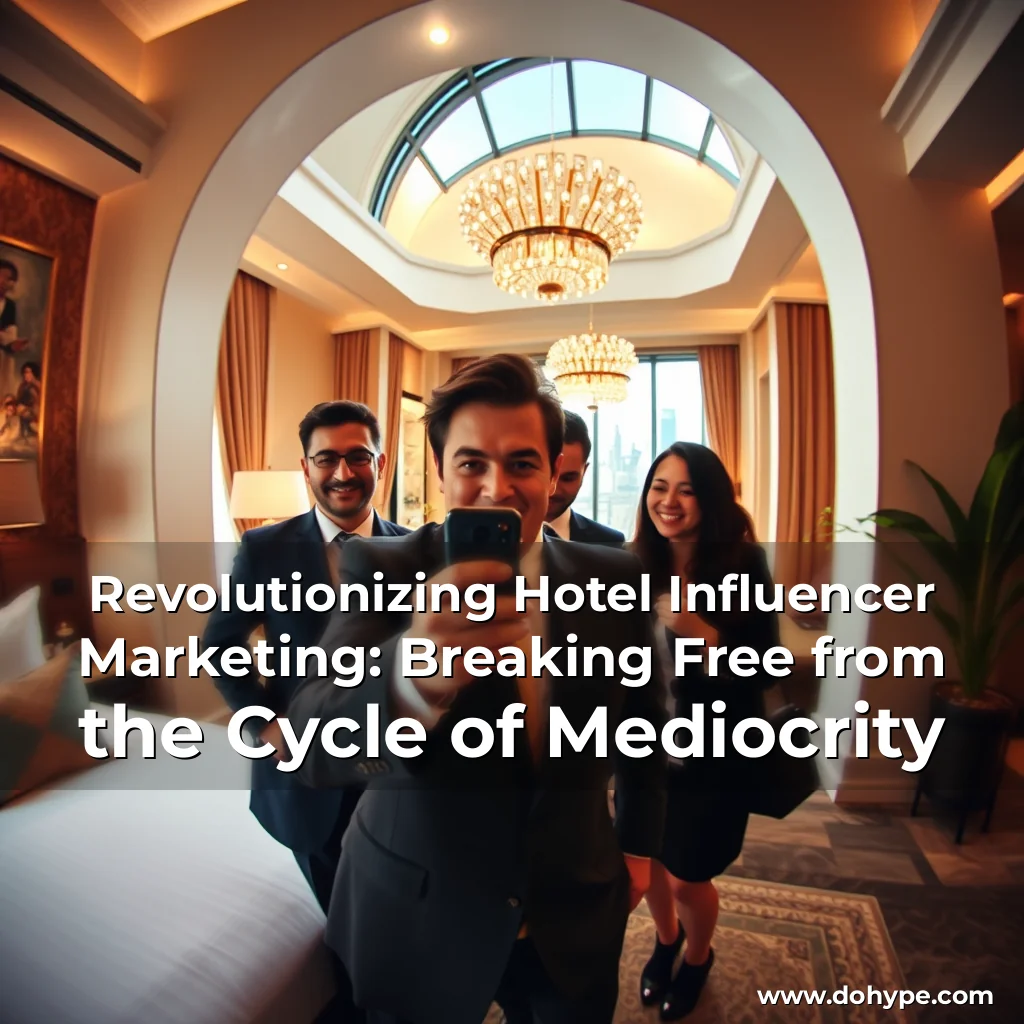 You are currently viewing Revolutionizing Hotel Influencer Marketing: Breaking Free from the Cycle of Mediocrity