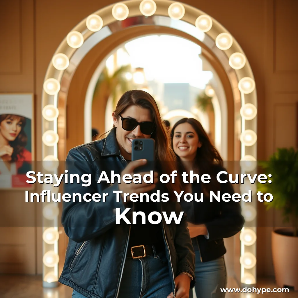 Read more about the article Staying Ahead of the Curve: Influencer Trends You Need to Know