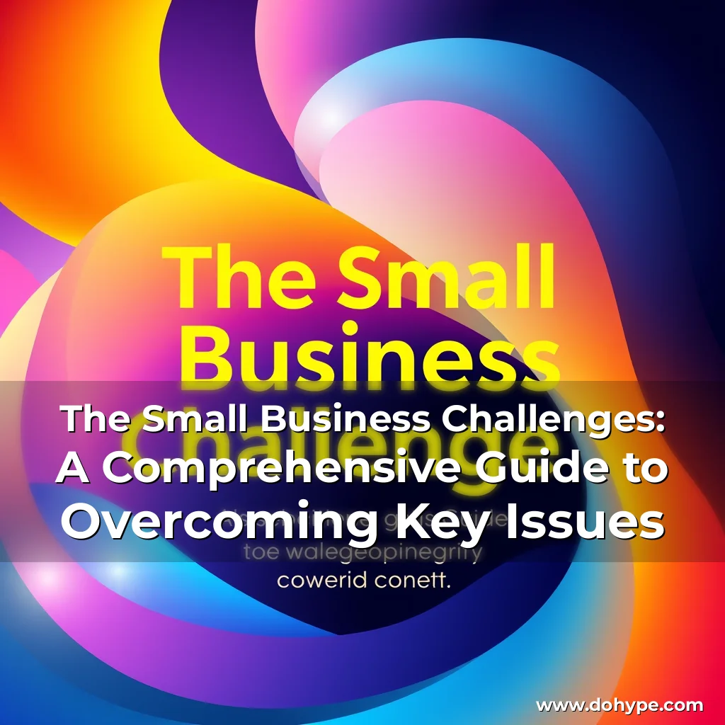 Read more about the article The Small Business Challenges: A Comprehensive Guide to Overcoming Key Issues