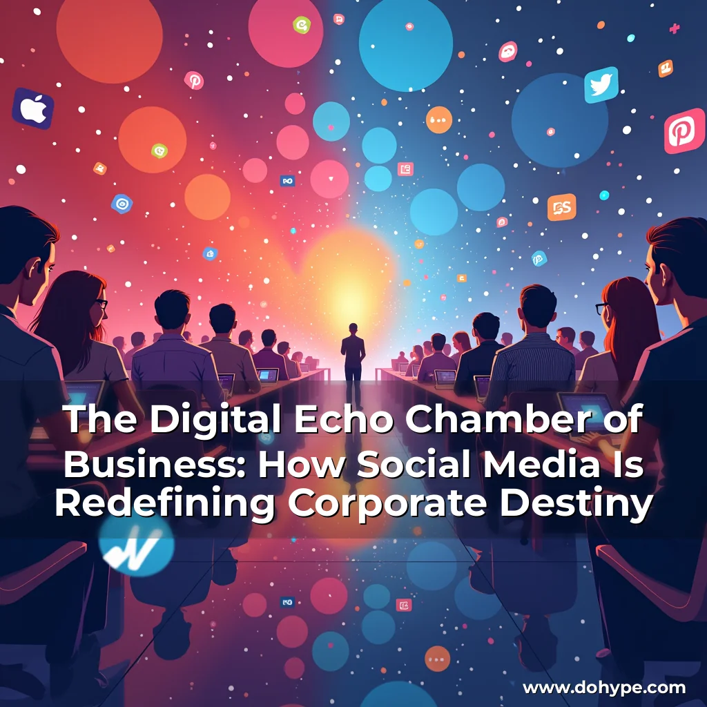 Read more about the article The Digital Echo Chamber of Business: How Social Media Is Redefining Corporate Destiny