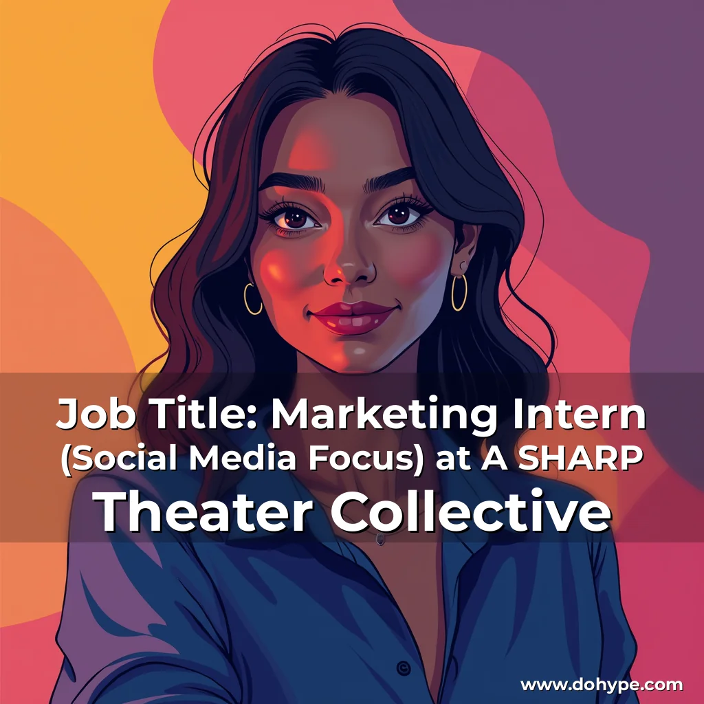 Read more about the article Job Title: Marketing Intern (Social Media Focus) at A SHARP Theater Collective