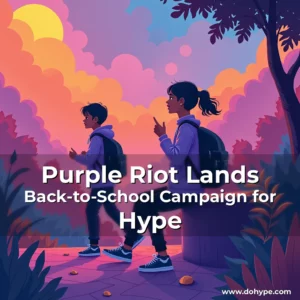 Read more about the article Purple Riot Lands Back-to-School Campaign for Hype