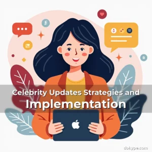 Artistic representation for Celebrity Updates Strategies and Implementation