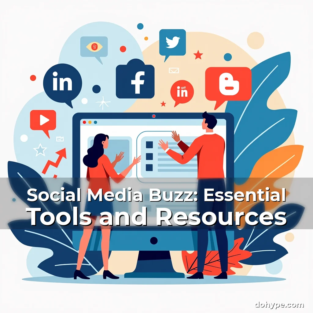 Artistic representation for Social Media Buzz: Essential Tools and Resources