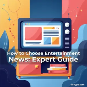 Artistic representation for How to Choose Entertainment News: Expert Guide