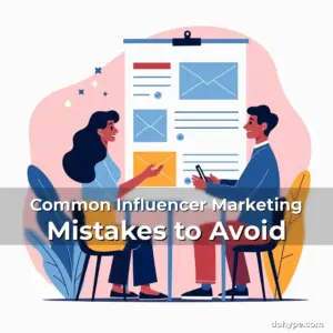 Artistic representation for Common Influencer Marketing Mistakes to Avoid