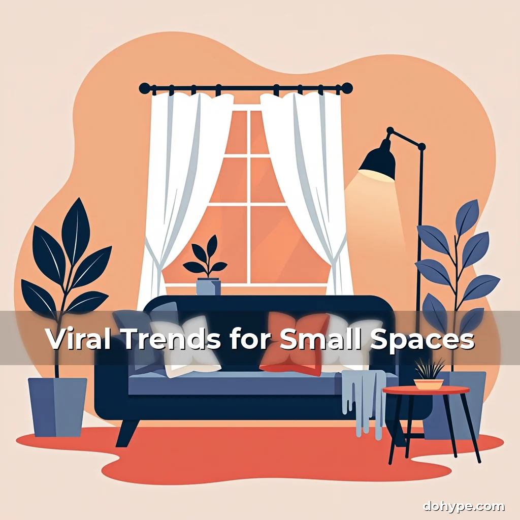 Artistic representation for Viral Trends for Small Spaces