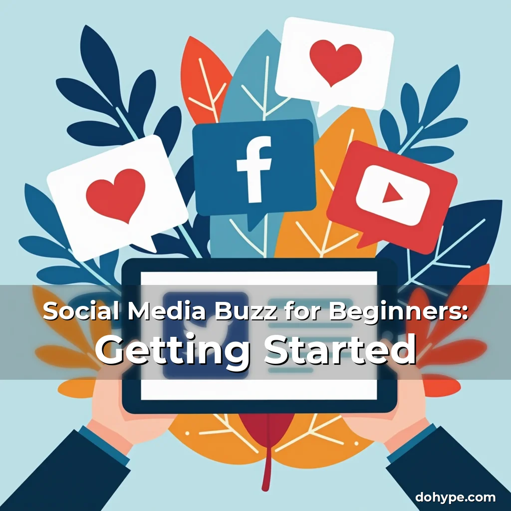 Artistic representation for Social Media Buzz for Beginners: Getting Started