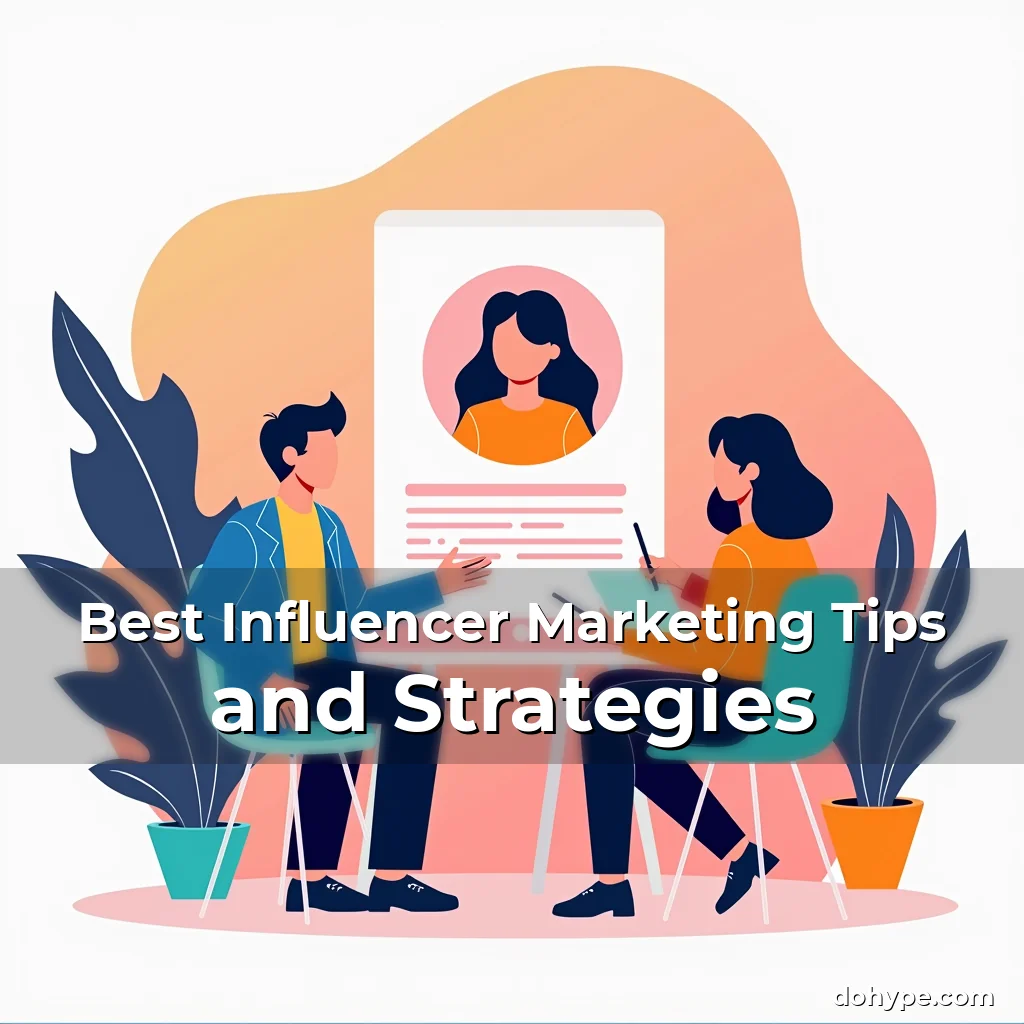 Artistic representation for Best Influencer Marketing Tips and Strategies