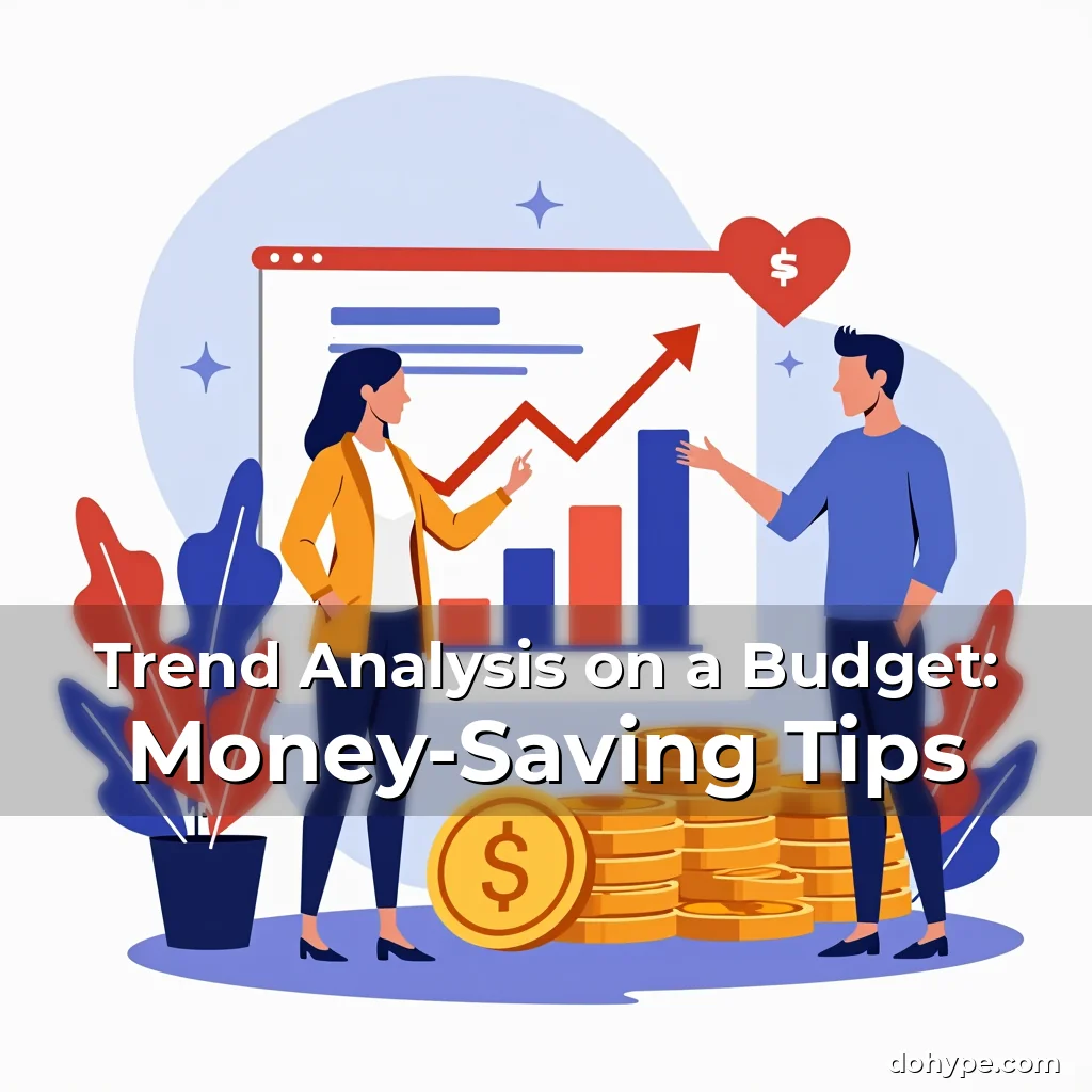 Artistic representation for Trend Analysis on a Budget: Money-Saving Tips