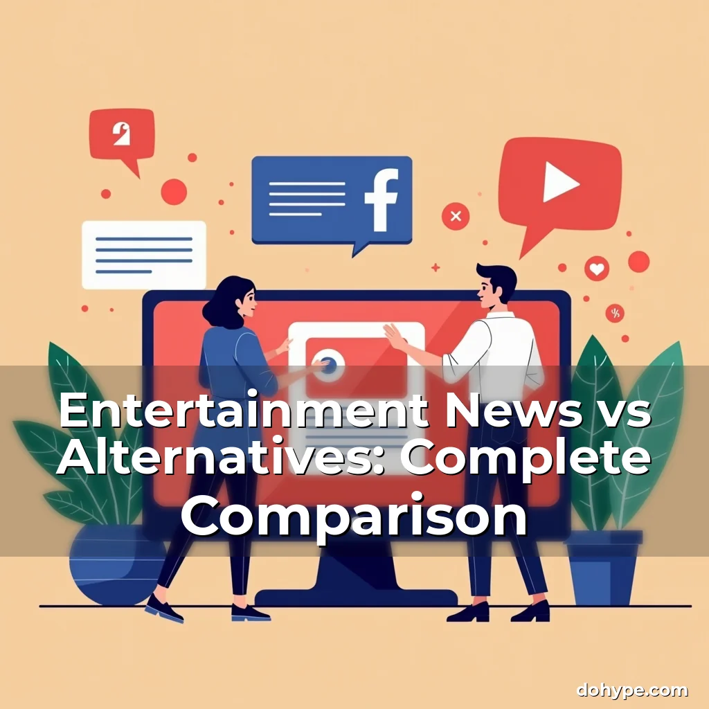 Artistic representation for Entertainment News vs Alternatives: Complete Comparison