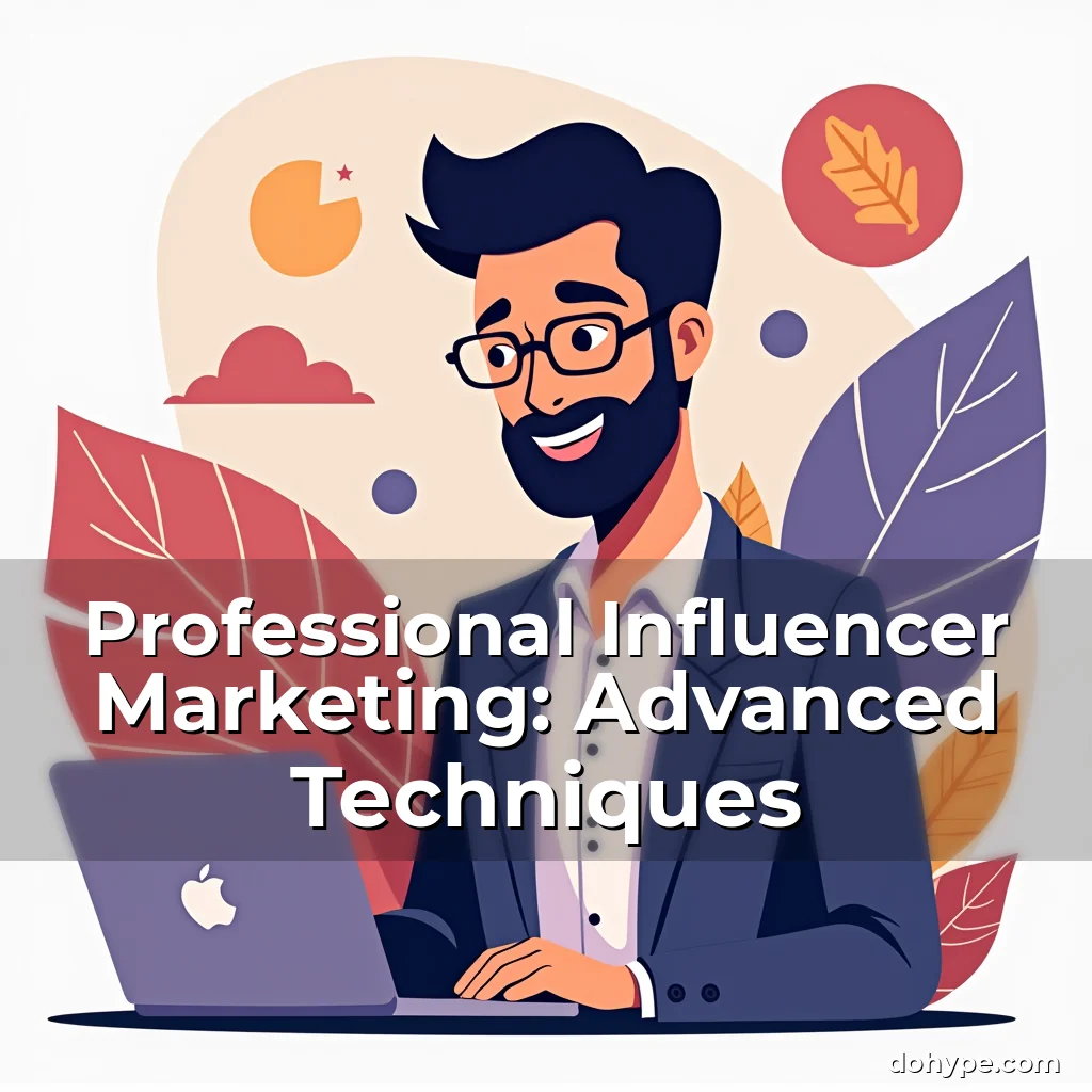 Artistic representation for Professional Influencer Marketing: Advanced Techniques