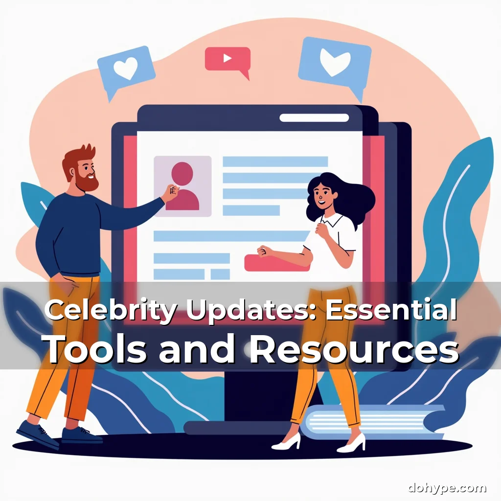 Artistic representation for Celebrity Updates: Essential Tools and Resources