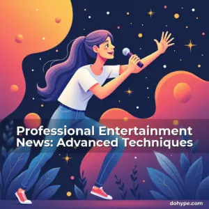 Artistic representation for Professional Entertainment News: Advanced Techniques