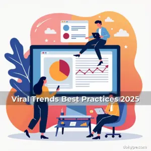 Artistic representation for Viral Trends Best Practices 2025