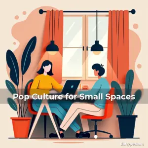 Artistic representation for Pop Culture for Small Spaces