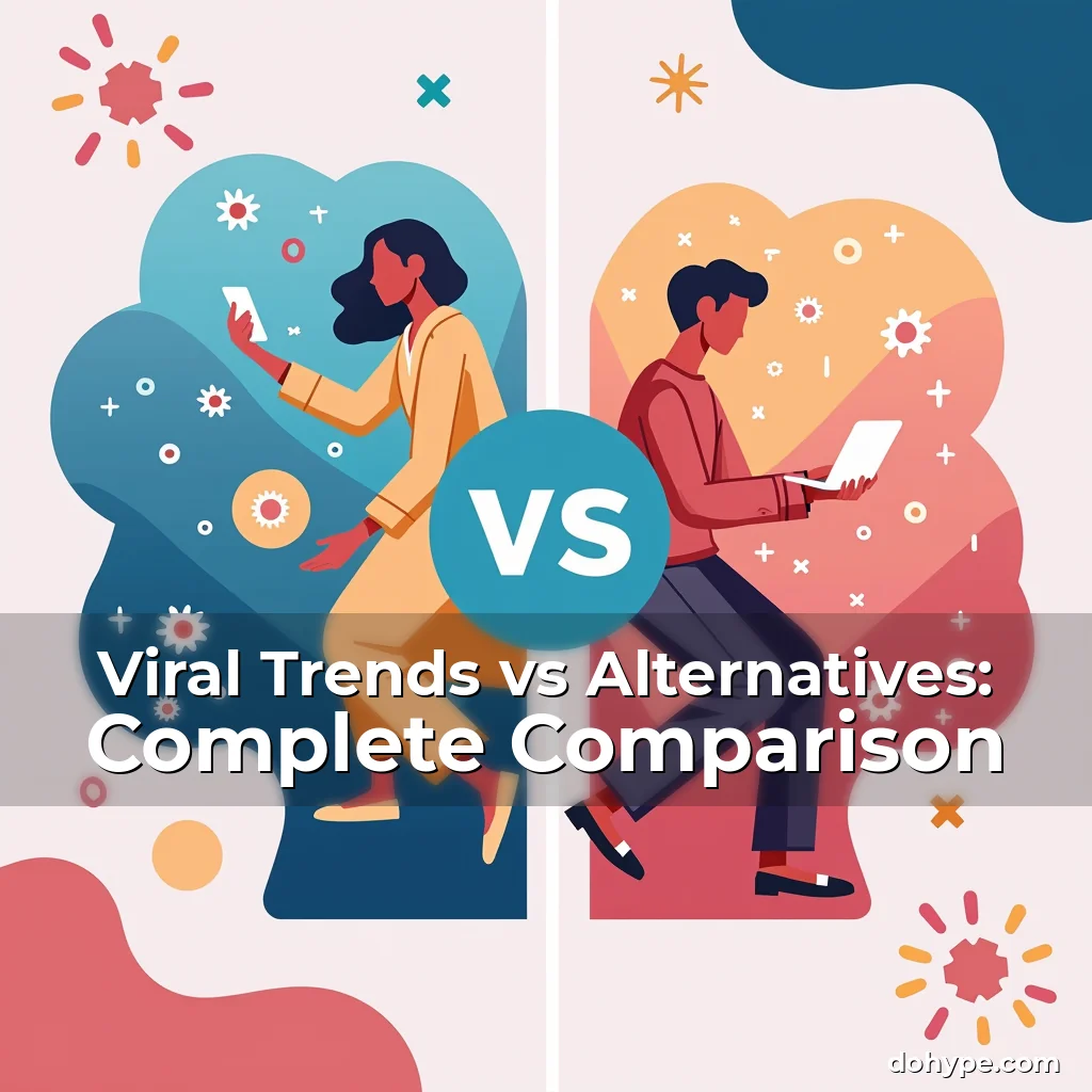 Artistic representation for Viral Trends vs Alternatives: Complete Comparison